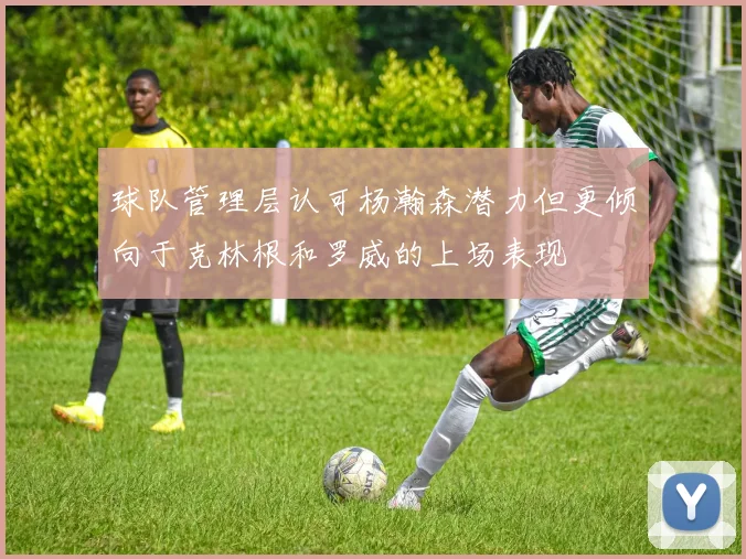 球队管理层认可杨瀚森潜力但更倾向于克林根和罗威的上场表现